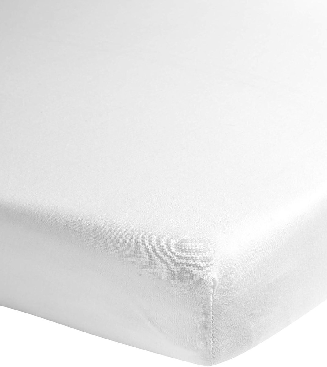 Geweven Hoeslaken - Baby Laken - Babybed Dromen - 100% Ademend Katoen - 40x80cm - Wit