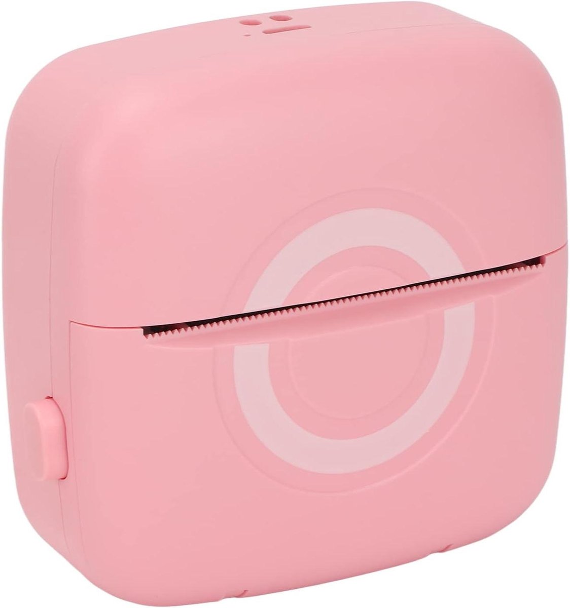 Mini Stickerprinter - Draagbare Printer - Notities Printen - Inktvrije Technologie - 12 x 9 x 5 cm - Roze