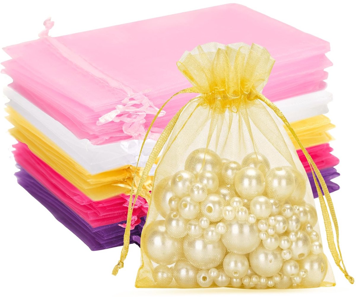 aladdien - Organza Zakken - Geschenken - Bruiloft - 100 Stuks - Snoepzakjes - 10x12cm - Perfect voor Sieraden en Lavendel