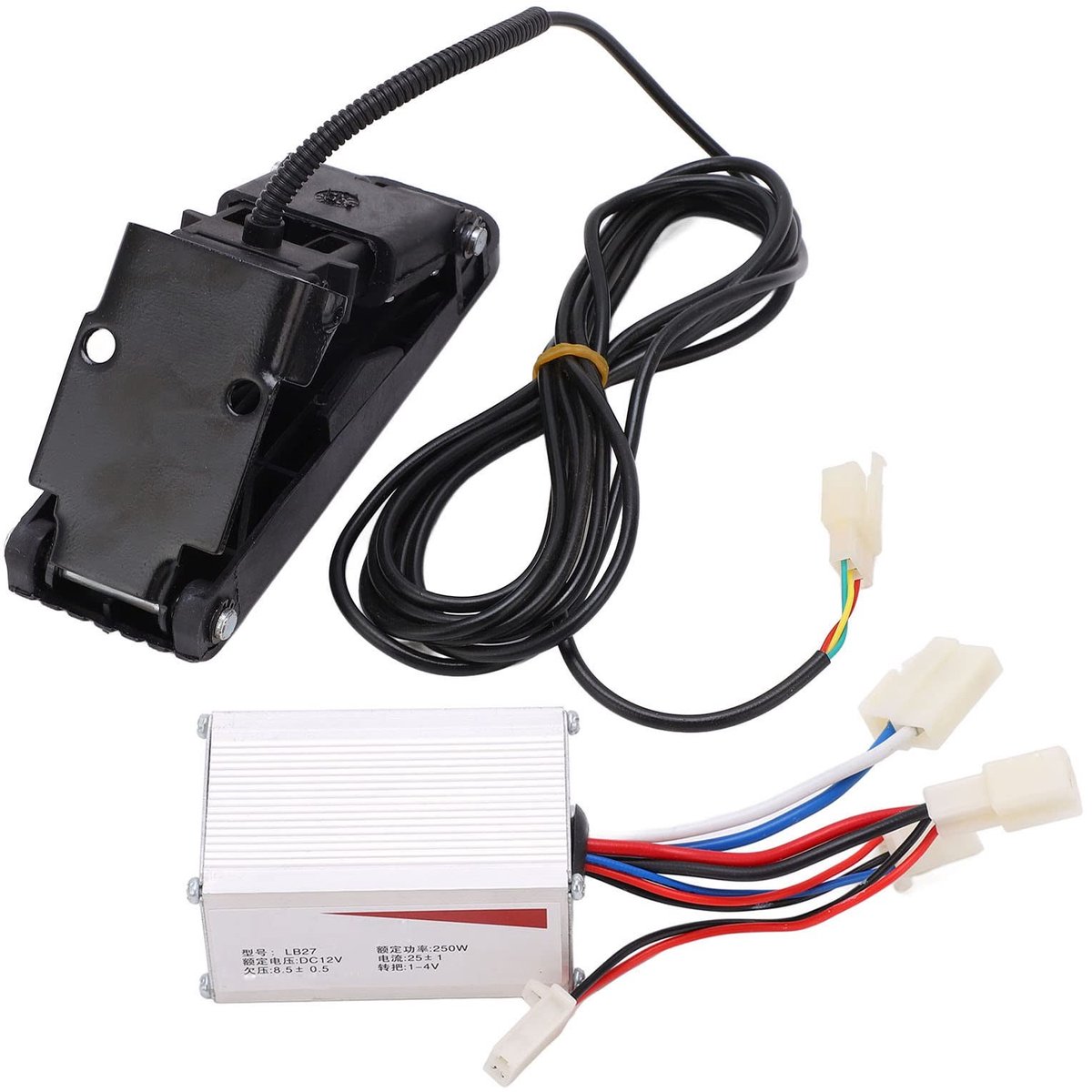 Allecto - Speed Controller - 12V 250W - Voetpedaal voor Elektrische Fietsen - Geschikt voor Trikes - Elektrisch rijden - Hoogwaardige controle - Be...