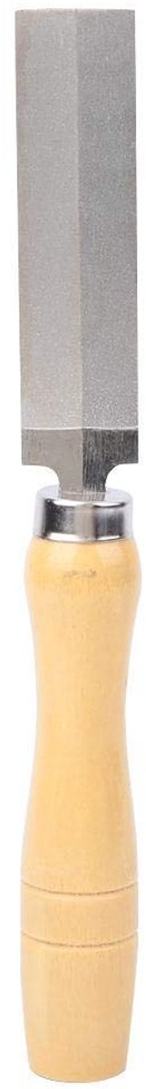 Dailygoods- Ruitvijl Diamant 75mm - Houten Handvat - Metaal Slijpen - Houtbewerking - Polijsten - Hoogwaardige Diamantafwerking - Vijl