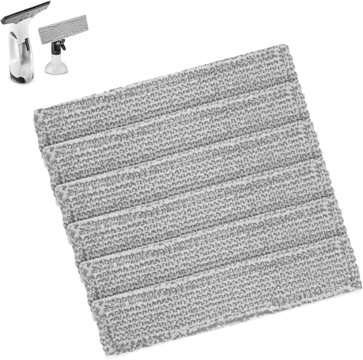 Set van 5 Vervangende Microvezel Wisserhoezen voor Raamzuiger, Accessoires voor Raamreiniging en Sprayflessen, Geschikt voor Wv2 en Wv5
