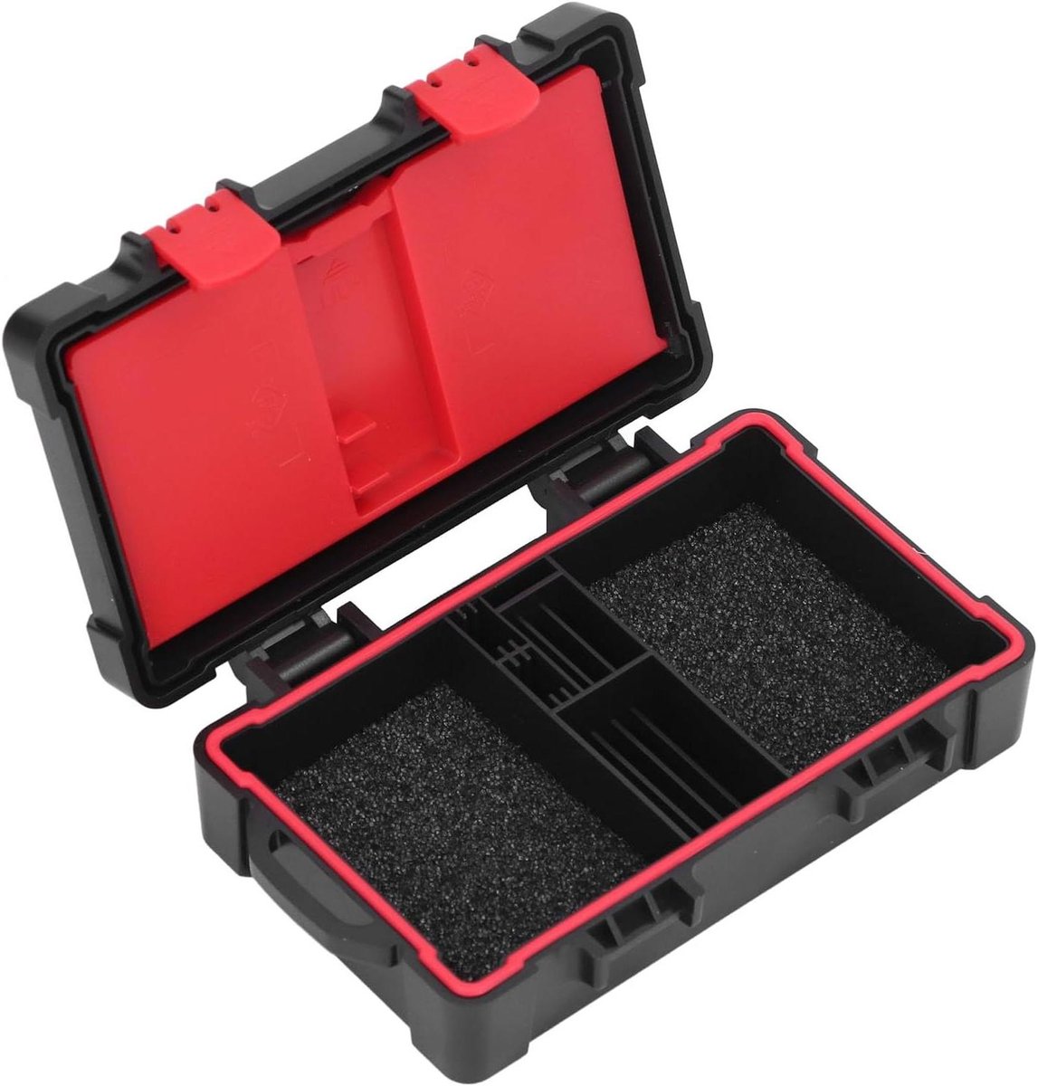 Batterij Geheugenkaart Houder - Fotografie Accessoire - Camera Benodigdheden - Schokbestendig Waterdicht - Voor 2 Batterijen 11 Kaarten - Zwart