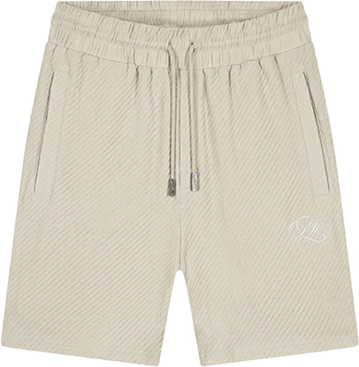 Malelions Diagonal Seersucker Shorts