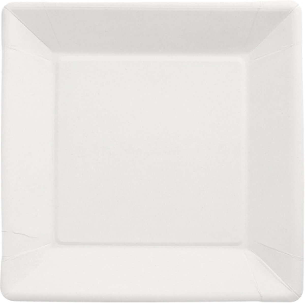 10x 50 Borden karton pure hoekig 225 cm x 225 cm x 18 cm wit