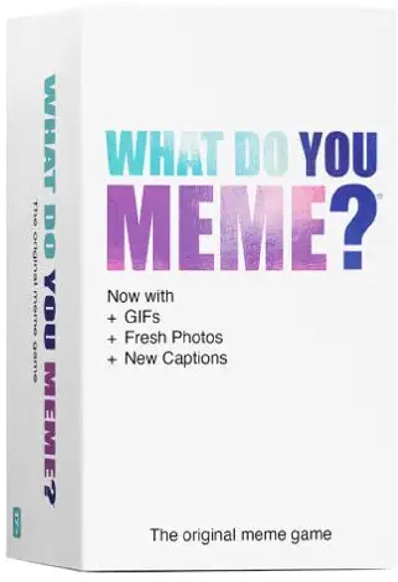 Vedes partyspel What Do You Meme? GIF editie kaartspel volwassenen.