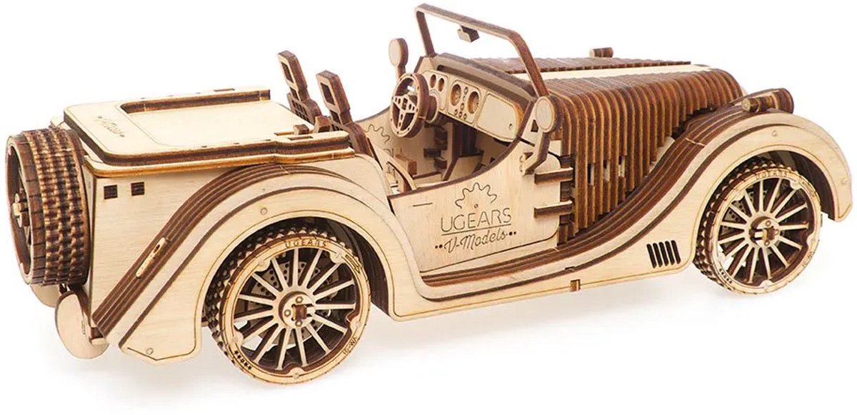 UGEARS Houten 3D Model - Roadster VM-01 — afbeelding 3