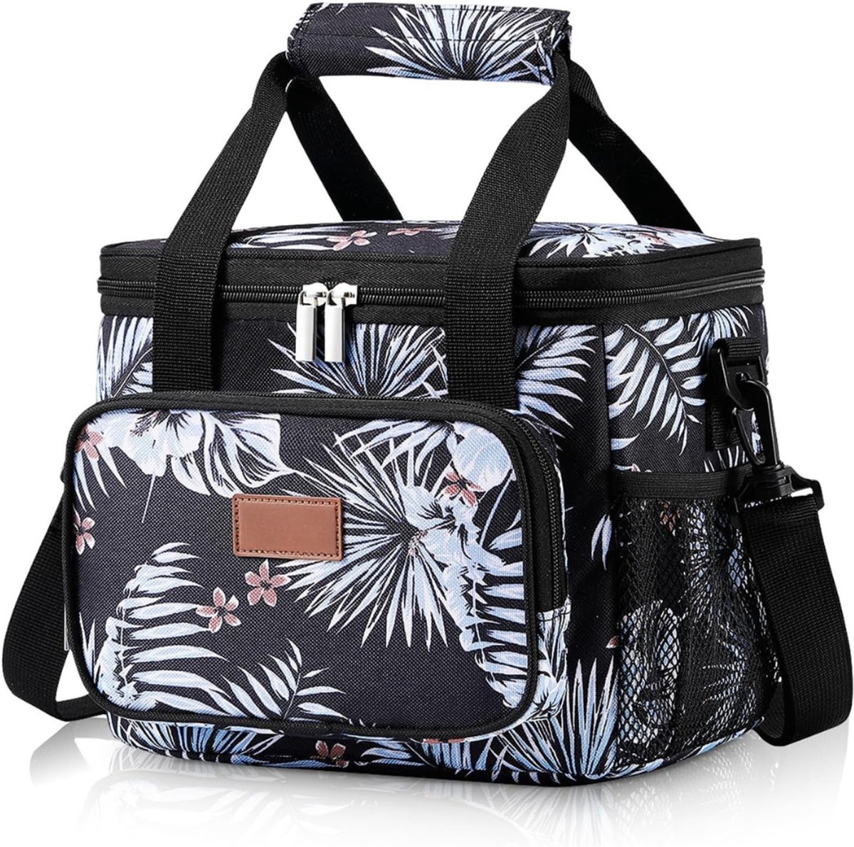 Picknicktas - Picknickmand - Lunchtas - Lunch Bag - Koeltas - Koelrugtas - Koelrugzak - Cooler Bag - Thermotas - 8.5L - Bloemen - van Imperatoris