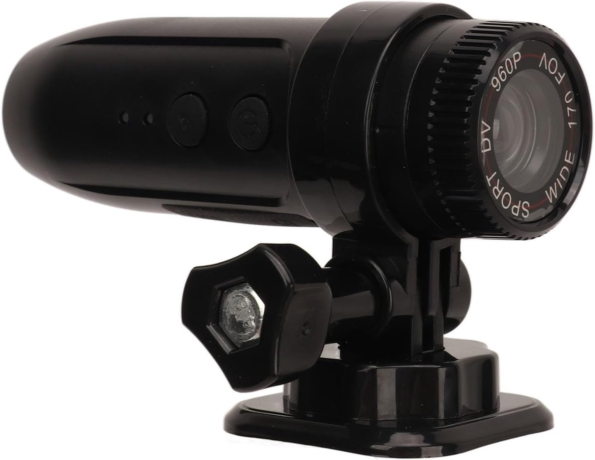 Fietshelm Camera - Sportcamera DV - Opnemen Fietsritten - IP67 Waterdicht - 170 Graden Lens