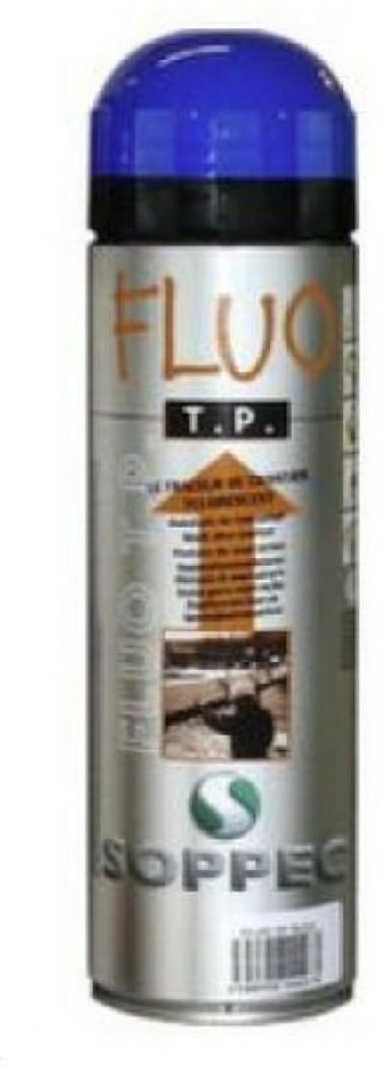 Soppec Fluo TP fluorescerende markeerverf, blauw, 500 ml