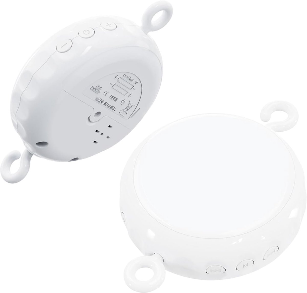 Muziekdoos Kinderen - Wieg Mobiel Speelgoed - Rustige Slaap - 24 Melodieën Rotatie - 13cm Compatibel - Wit