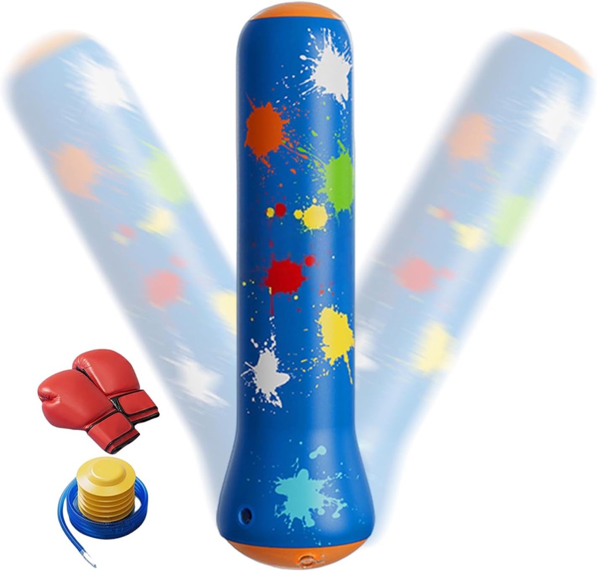Kinder Bokszak - Boksbal Set - Karate Training - Terugveer Actie - 120 cm Hoog - Pak
