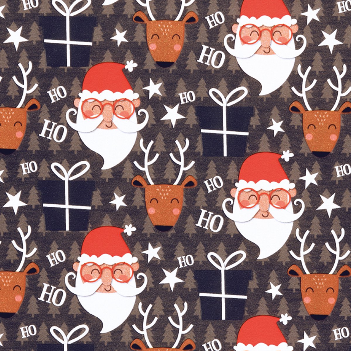 Cilgro cadeaupapier kerstman 150m x 50cm - kerst cadeau inpakken.