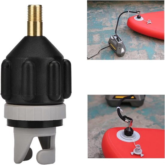 Ventieladapter Universeel - Luchtpomp Adapter - Opblaasbare Artikelen - Snelle Conversie - 34 Gram - Zwart — afbeelding 3