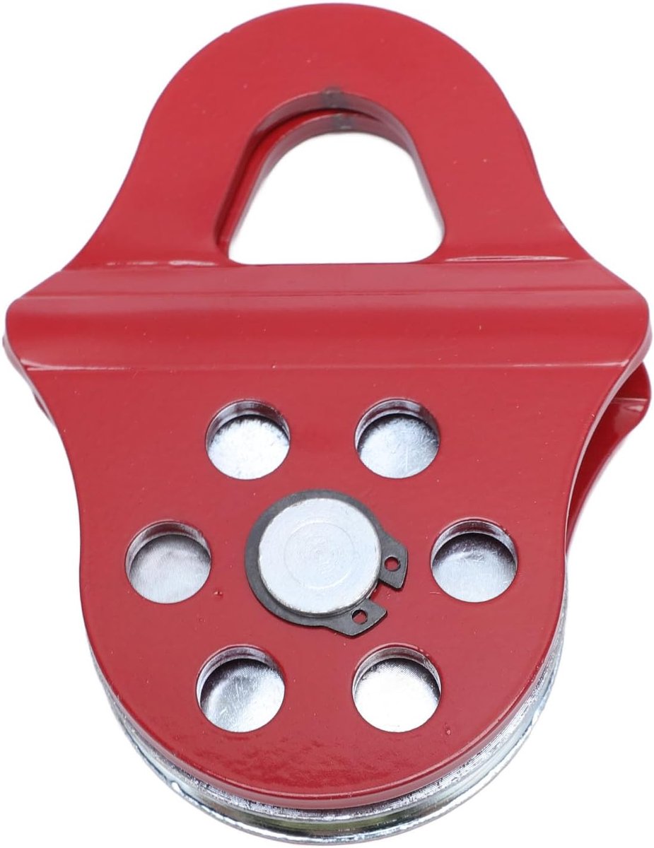 Lier Katrolblok - Robuuste Lieraccessoire - Slepen en Bergen - Groot Glijvlak - 15x14x6 cm
