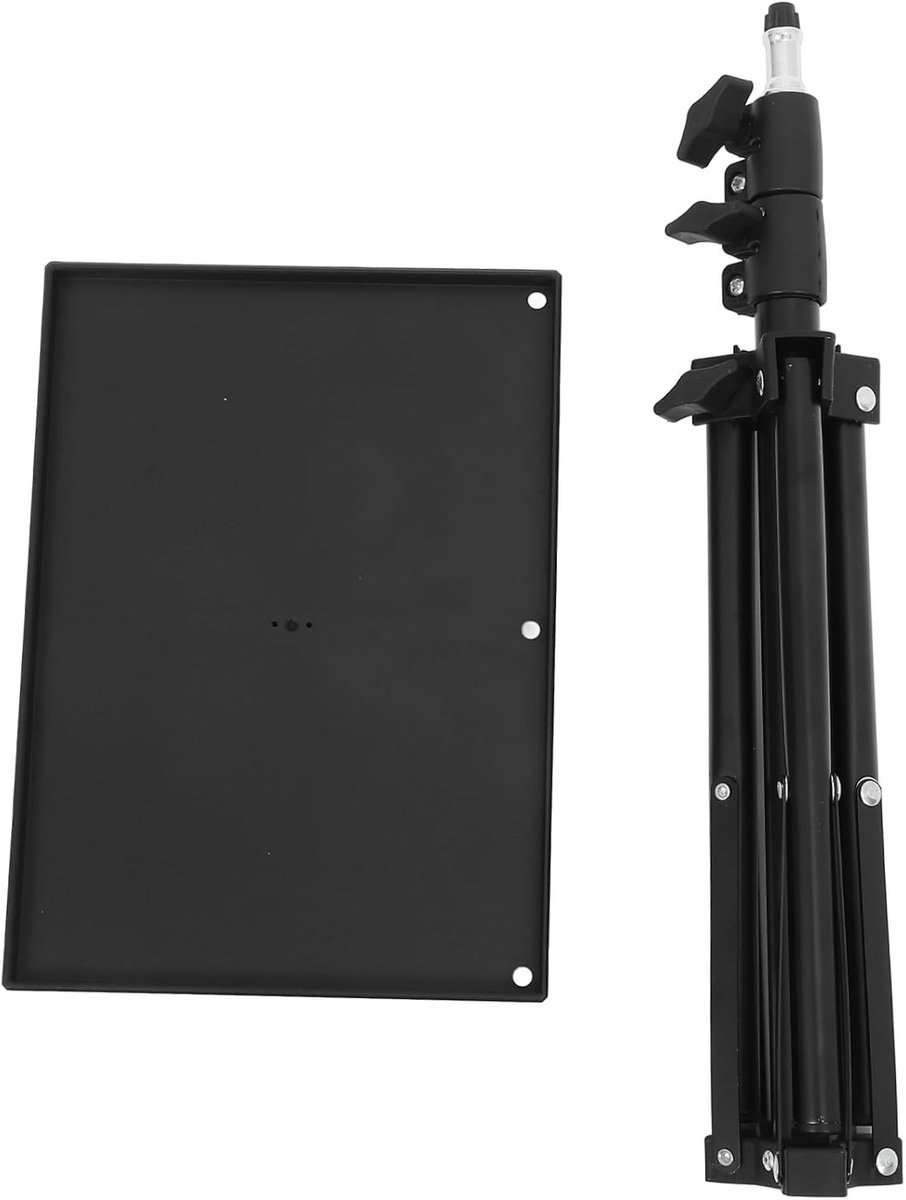 Projector Statief - Laptop Houder - Presentaties Thuis - Met Verstelbare Lade - 43x14 Inch - Zwart