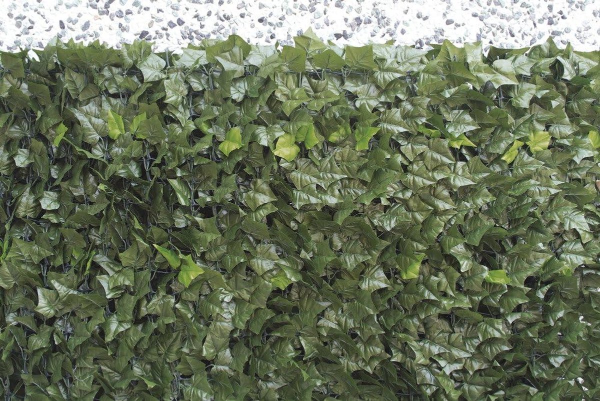 Kunsthaag groen - Kunstheg - Tuindecoratie - UV-bestendig - 100x300 cm - Donkergroen