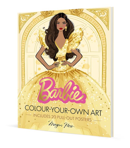 Barbie- Barbie: Colour-Your-Own Art - cover