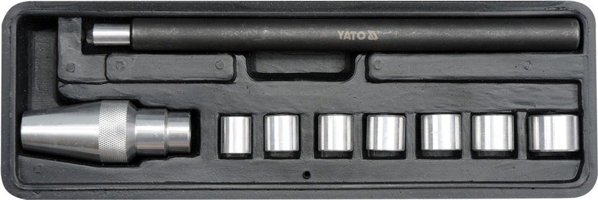 Yato - Centreringsset voor Koppelingsplaat - 9-delig - Inclusief Voorspan- en Centreerassen - Met Verkleinbussen