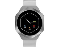 Canyon Hexagon 88 - Smartwatch - Bluetooth Gesprekken - AMOLED Scherm - Zilver
