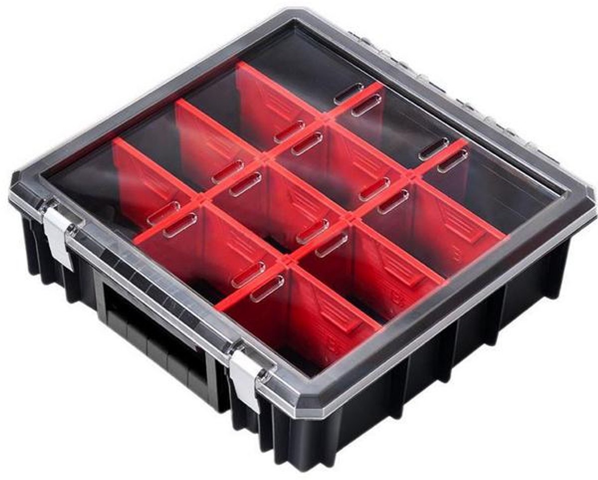 Patrol HD 400 Flex - Organizer - 390x400x110mm - 12 Verstelbare Vakken - Schokbestendige Hoeken