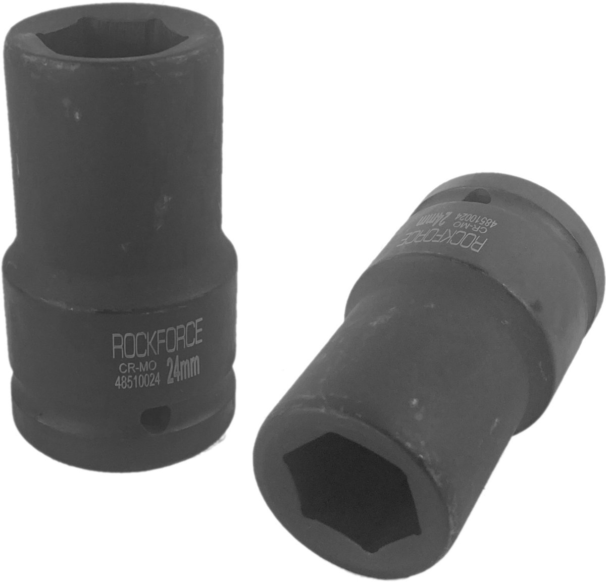 Rockforce RF-48510024 - Diepe Slagmoersocket - 1" 24 mm - 6-kant