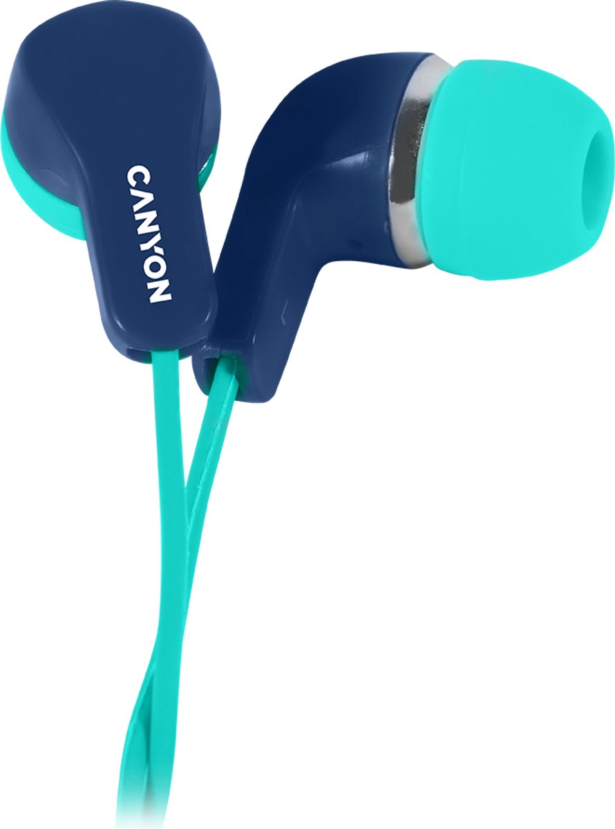 Canyon EPM-02 Serie - In-ear koptelefoon - Microfoon - Nieb.-Zielone