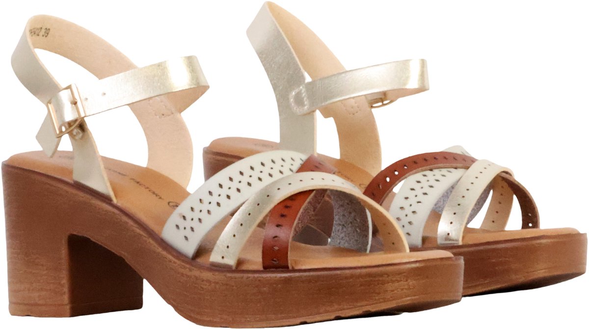 Sandalen met hak