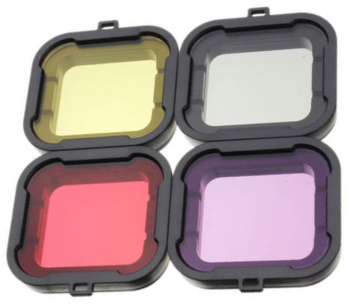 Geschikt voor1 Set Onderwater Kleurrijk Duiken UV-filter Geschikt voor GoPro Hero 4 3+ Camera