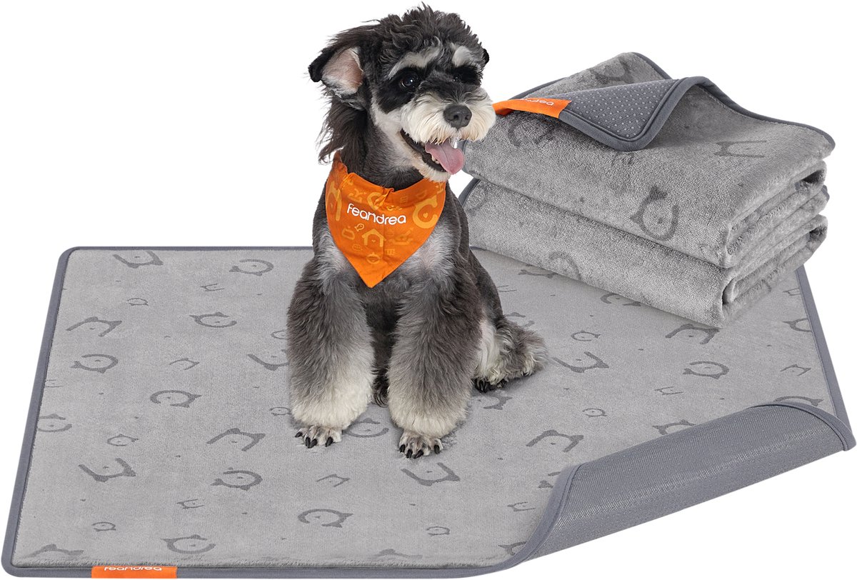 Feandrea - Trainingsmat - 2 Stuks - Waterdicht en Antislip - Voor Honden Katten Konijnen