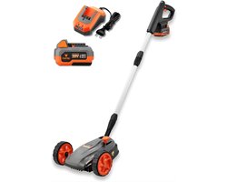 DnA® Grasmaaier Accu - Grasmaaier Elektrisch - Grasmaaier Benzine - Grasmaaier Benzine Zelftrekkend - Grijs/Oranje/Zwart - 55cm x 40cm x 20cm