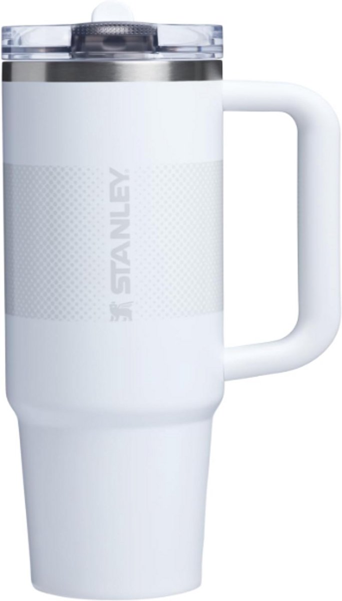STANLEY Quencher ProTour Flip Straw Tumbler 0.89L (Frost Fade) - Lekvrije Drinkbeker met Rietje & Handvat – RVS Geïsoleerd – BPA-vrij – Cupholder Geschikt