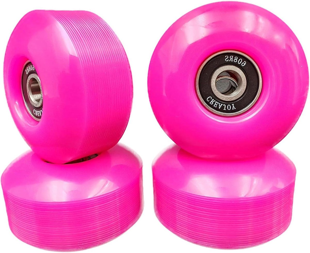 Skateboard wielen Set van 4 Soepel Skaten Met Pro lagers 52mm 95a
