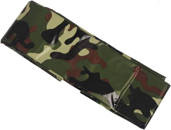 Nood Slaapzak - Thermoslaapzak Ruimte Deken - Outdoor Overleven - Waterdicht Warmte Reflecterend - 120x200 cm - Jungle Camouflage — afbeelding 4