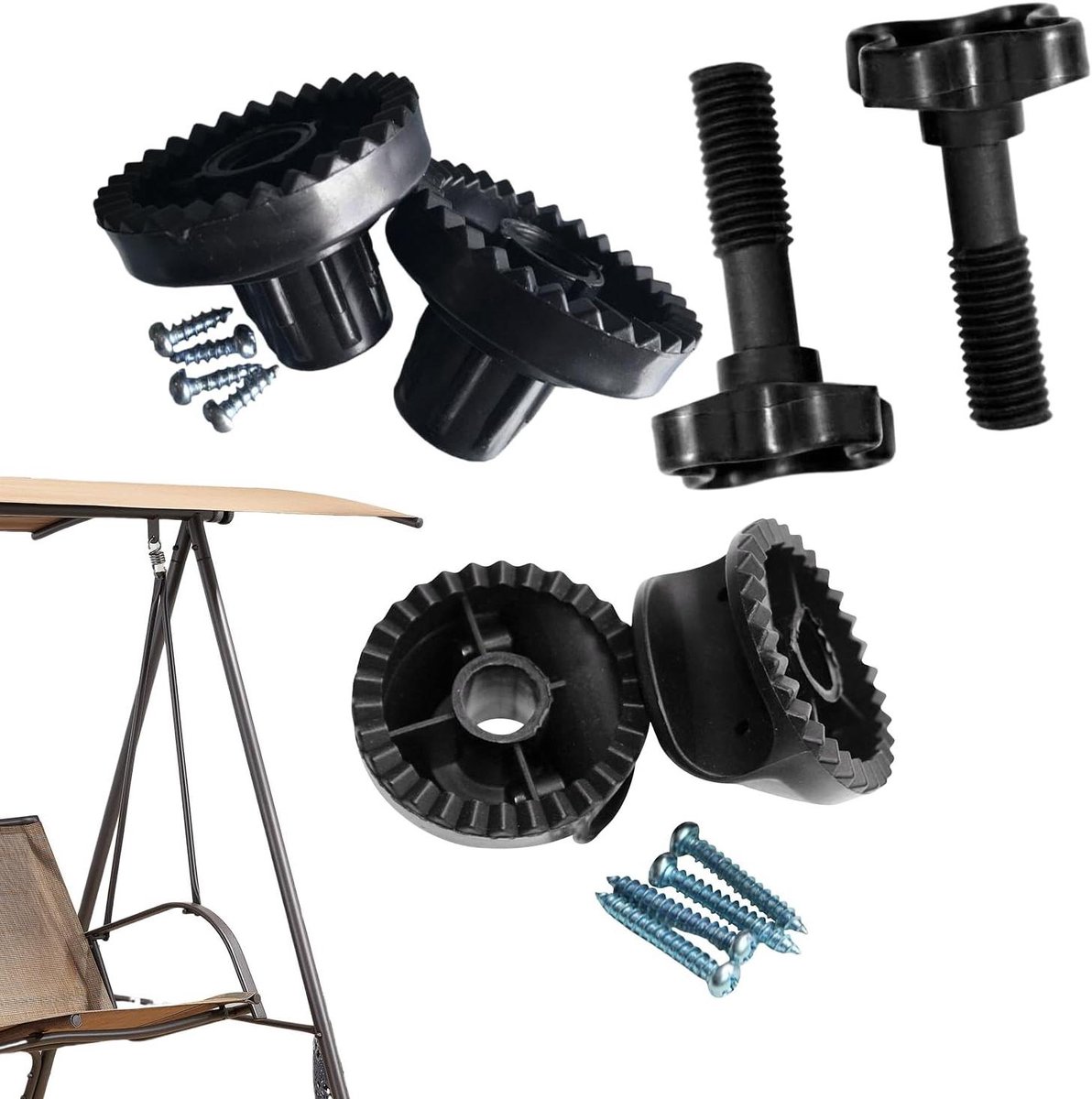 Reserveonderdelen voor de tuin, accessoires voor schommelbank, corrosiebestendig reparatiegereedschap voor de verzorging van achtertuin en