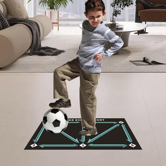 Trainingsmat Voetbal - Oefenmat Stap - Balcontrole Verbeteren - Antislip Ontwerp - 60 x 10 x 10 cm - Groen — afbeelding 3