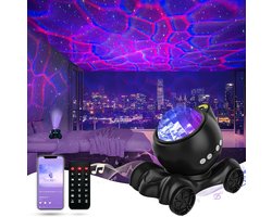 ENOKIK Sterrenprojector, Galaxy projector, ingebouwde bluetooth-luidspreker, nachtlichtprojector voor kinderen en volwassenen, Aurora projector voor huisdecoratie, ontspanning, feest, muziek,