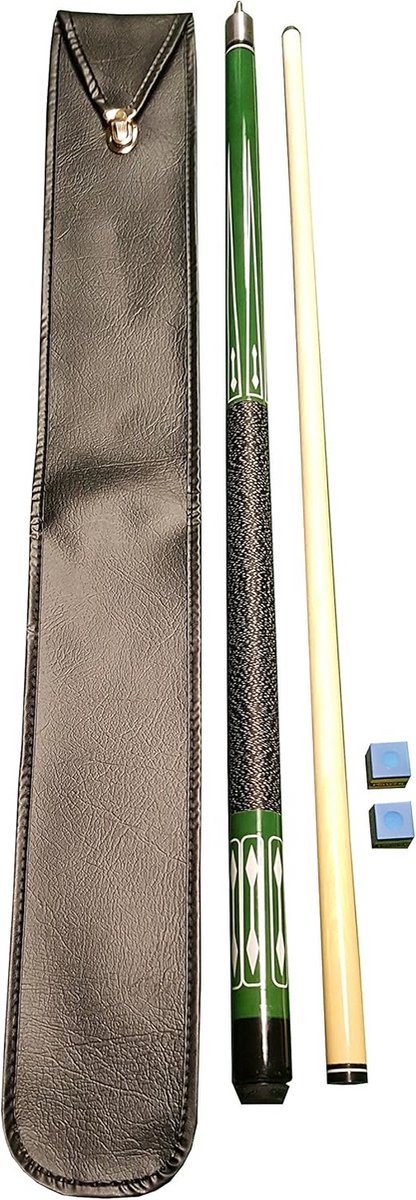 John West Billard Set - Keue JW-2 + tas + 2 stuks krijt
