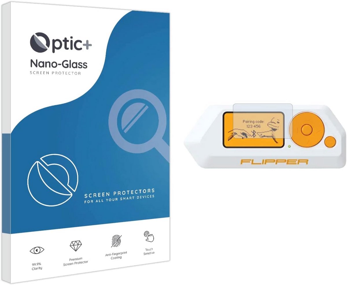 Optic+ Nano Glass Screen Protector for Flipper Zero