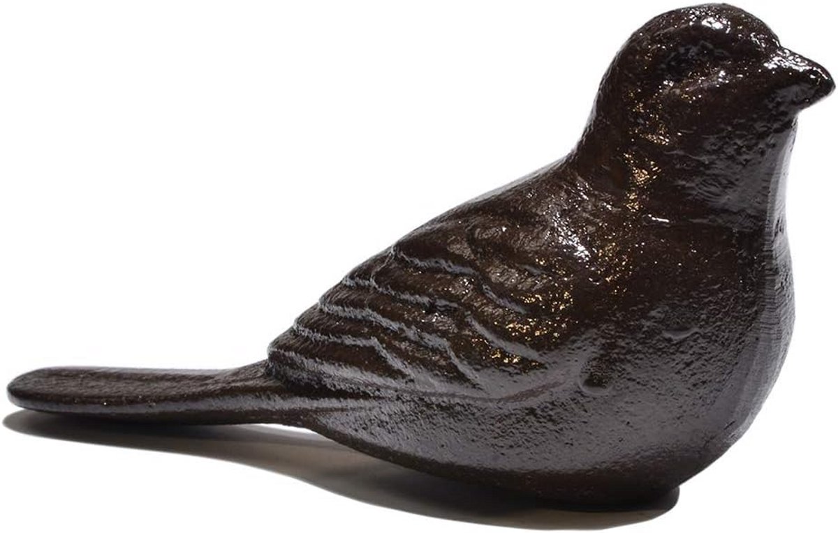 Door Stopper Wedge Heavy Duty Cast Iron Decorative Bird Door Stops Rustic Door Stops Vintage Animal Statue (Bird)