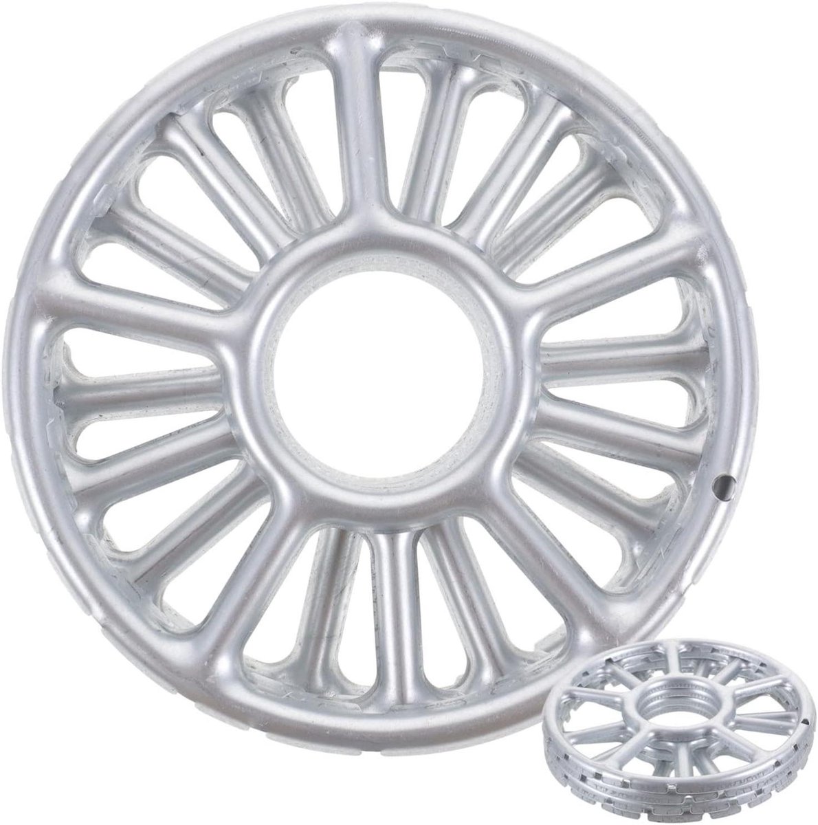 Wok Brander Ring Gasfornuis Houder Koken met Wok Stabiel en Antislip 15.2x15.2x0.3cm Zwart