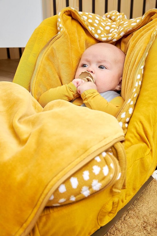 Knuffelige Voetzak voor Autostoel en Kinderwagen, 100% Katoen, 40 x 82 cm — afbeelding 5