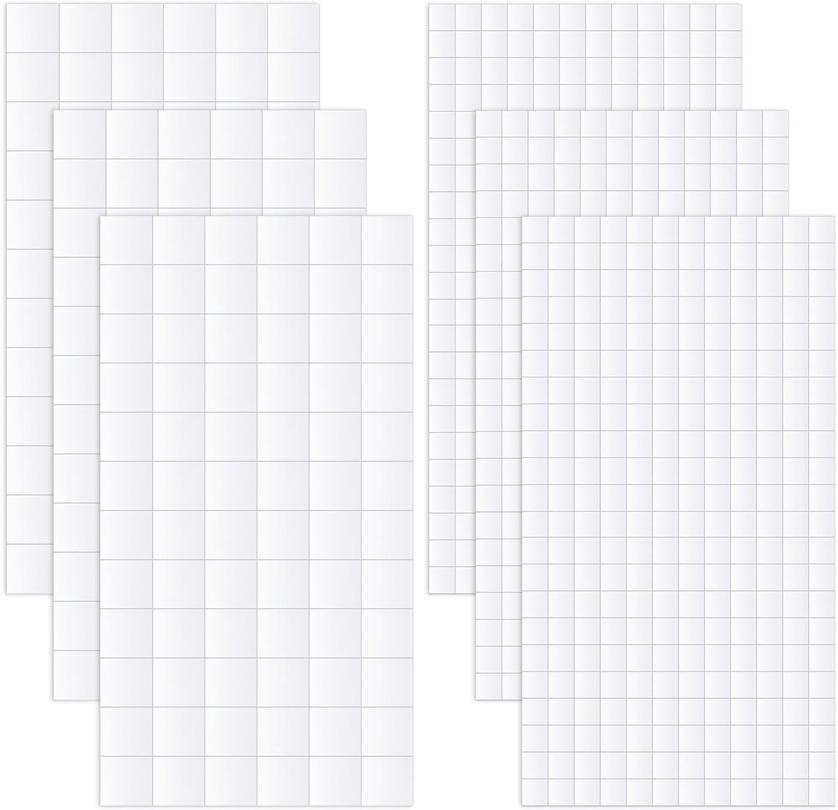 MTTproducts- Plakpunten 984 Stuks - Dubbelzijdige Plakpads - Kleine/Large Vierkante Plakpunten - Foam Plakband - DIY Creatief - 14.5x7.5 cm