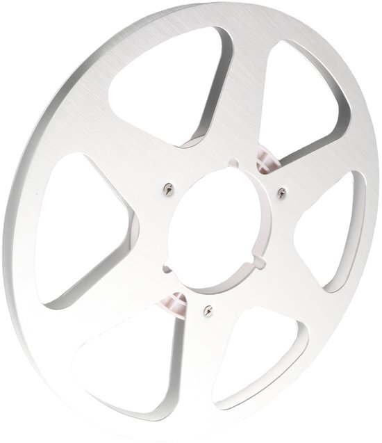 Lege Tapespoel - Aluminium Spoel - Audio Opnames - Industriestandaard Ontwerp - 105 Inch - Zilver — afbeelding 5