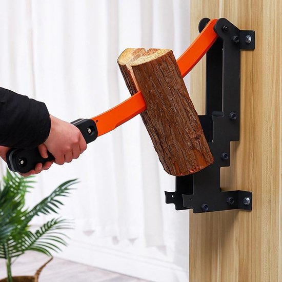 Handmatige Houtklover - Brandhout Splijter - Snel Brandhout Klieven - Hangend Ontwerp - Verstelbaar - Zwart — afbeelding 4