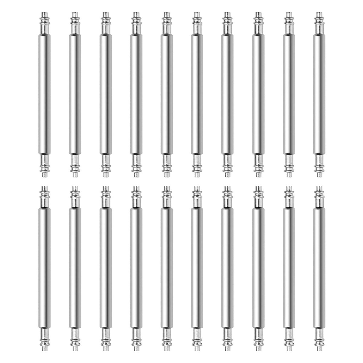 Cosensi- Vrijgavepennen 20 Stuks - Verwijderingsgereedschap - Staal - Zilverkleurig - 14 mm - Diameter 1,5 mm - Horlogereparatiegereedschap