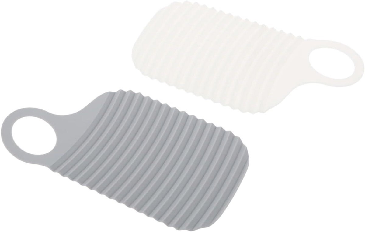 Mini Wasbord - Reis Wasplank - Handen Wassen - Opvouwbaar Ontwerp - 6 Stuks - Wit