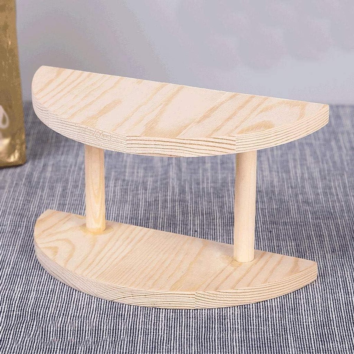 Brillen Display - Zonnebrillen Rek - Opbergen Sieraden - Houten Constructie - Meerdere Lagen - Natuurlijk Hout