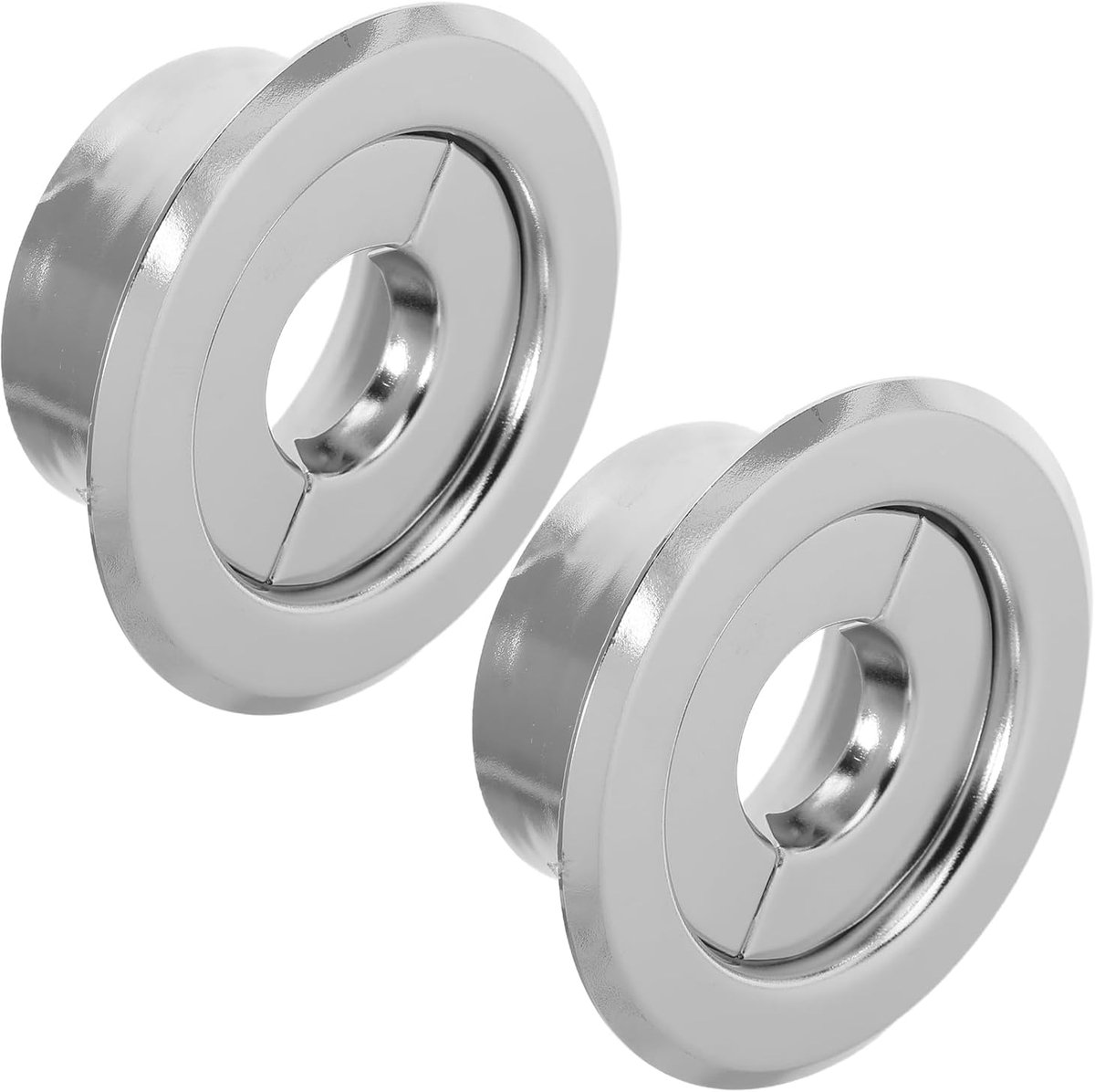 Brandblusser Afdekking Ring - Sprinklerplaat - Plafond Afwerking - Snelle Vervanging - 7.5 x 7.5 x 2.5 cm - Zilver
