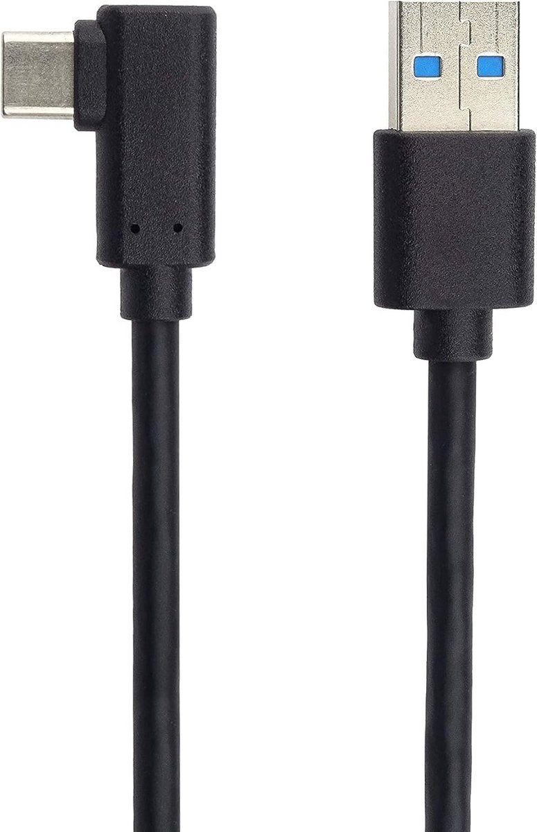 USB-C 90° naar USB 3.0 Kabel 1 m - 5 Gbit/s - Oplaad- en Synchronisatiekabel